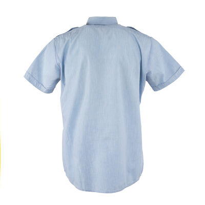 Dutch Army Light Blue Short Sleeve BDU Shirt - 4X-Large | Issued, , large